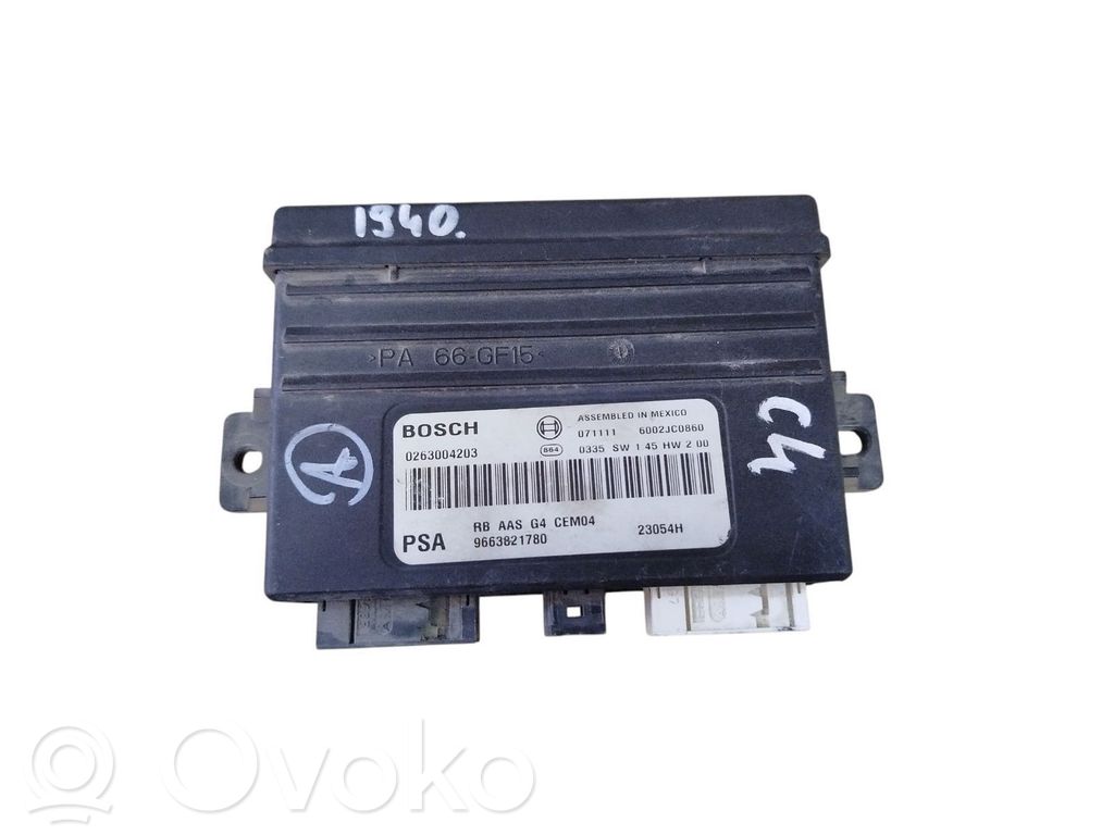 Citroen C4 I Picasso Parking PDC control unit/module 