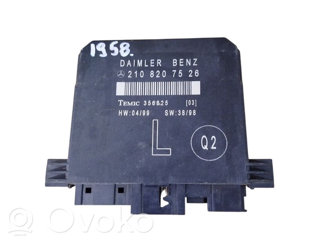 Mercedes-Benz E W210 Door control unit/module 