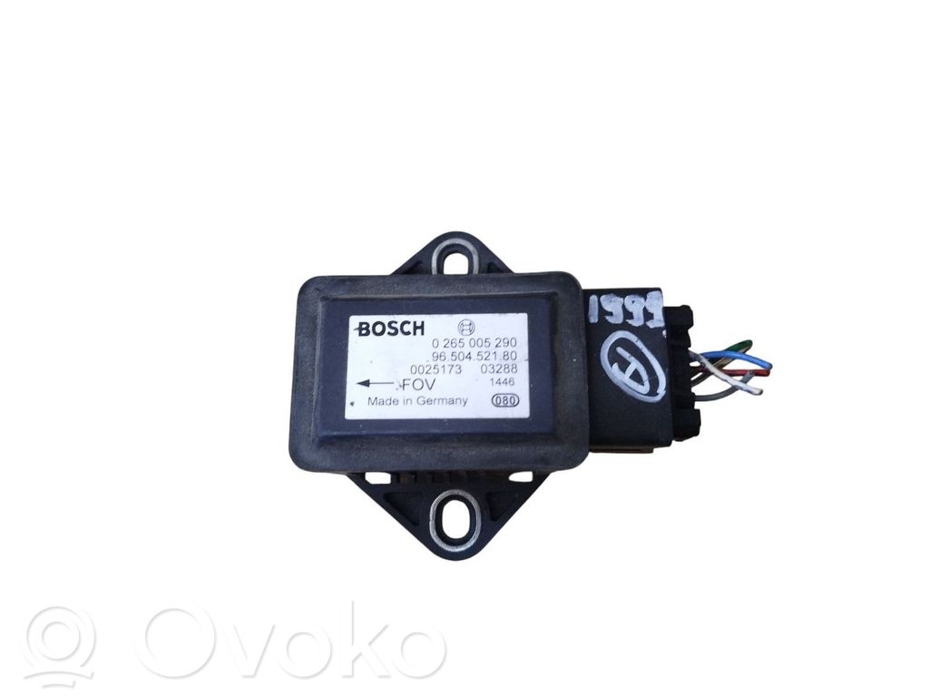 ESP Drehratensensor Querbeschleunigungssensor   9650452180,0265005290