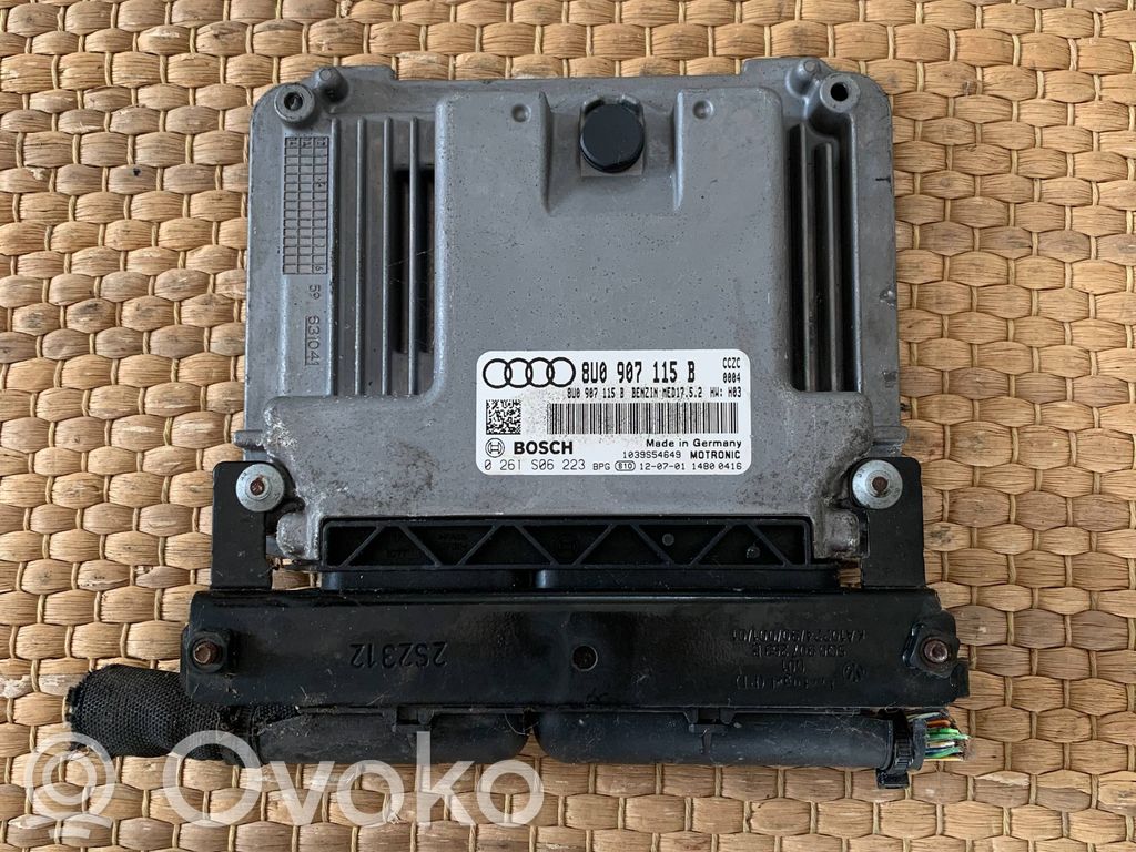 Engine control unit/module   8U0907115B,0261S06223,XXX