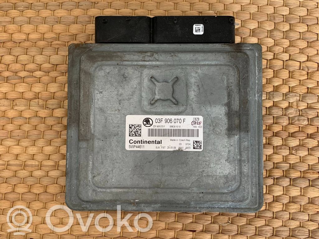Engine control unit/module   03F906070F,5WP44611,REG20