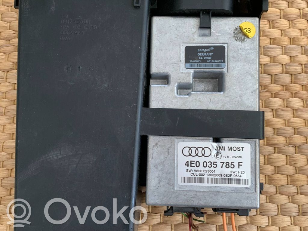 MMI vadības bloks   4E0035785F,V850023004,REG24