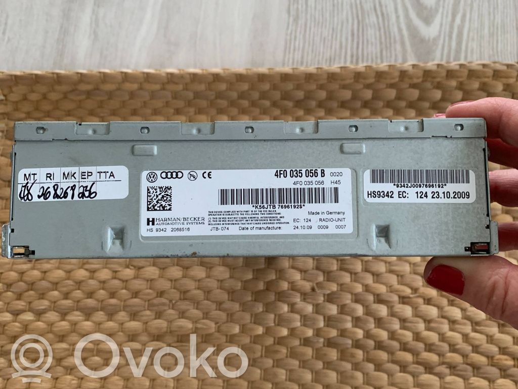 Audi A6 S6 C6 4F Unitate principală radio/CD/DVD/GPS 