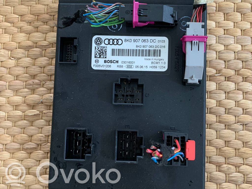 Module confort   8K0907063DC,F005V01206,03016001,REG25