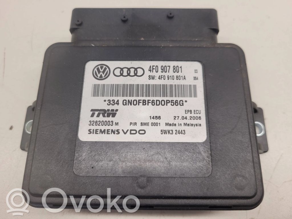 Module de commande de frein à main   4F0907801,5WK32443,32620003M