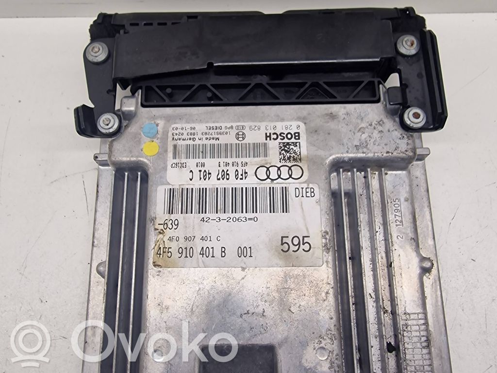 Engine control unit/module   4F0907401C,4F5910401B,0281013829