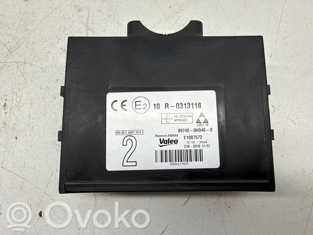 Peugeot 108 Immobilizer control unit/module 