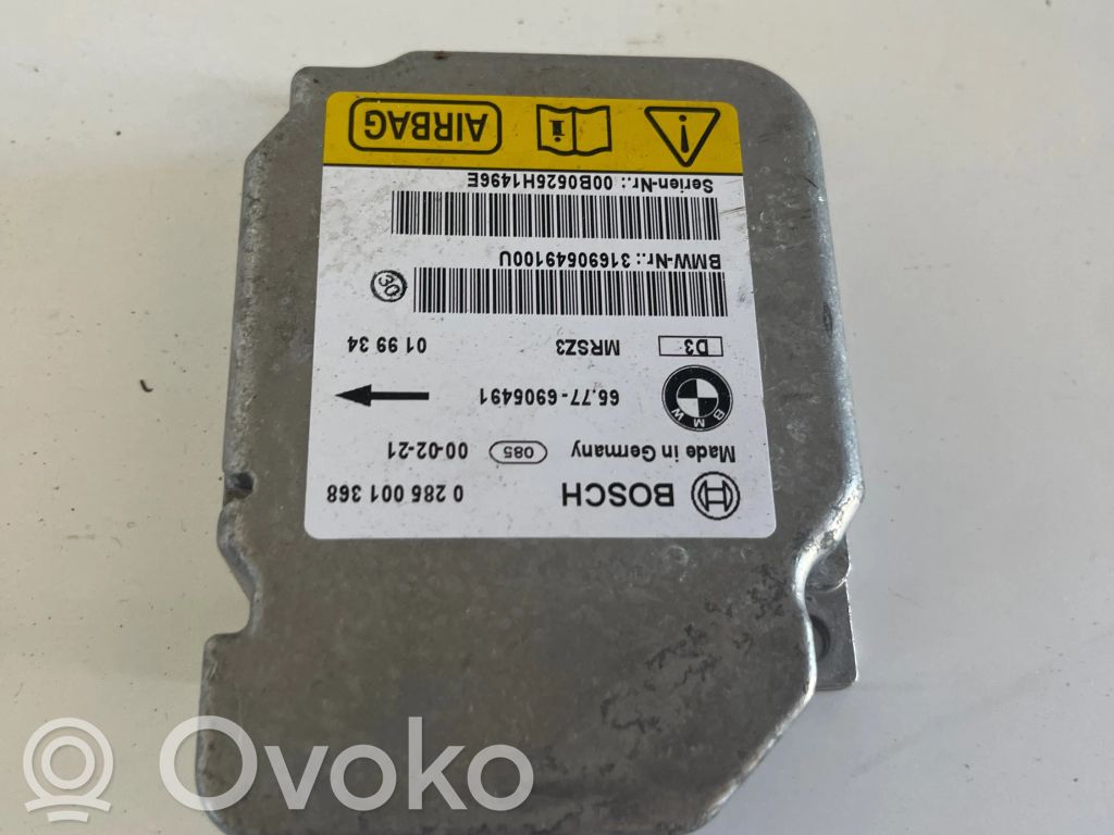 BMW 3 E46 Airbag control unit/module 