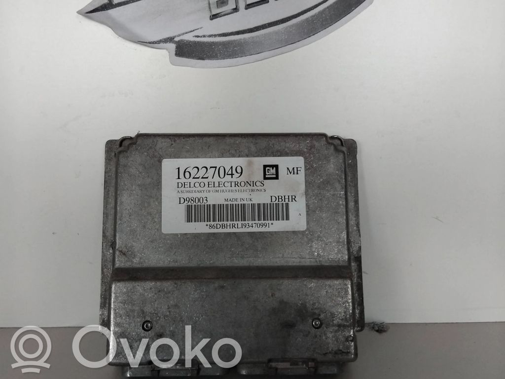 Engine control unit/module   16227049,D98003