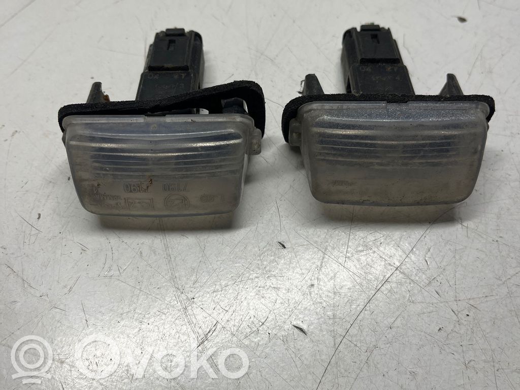 Citroen C3 Number plate light 