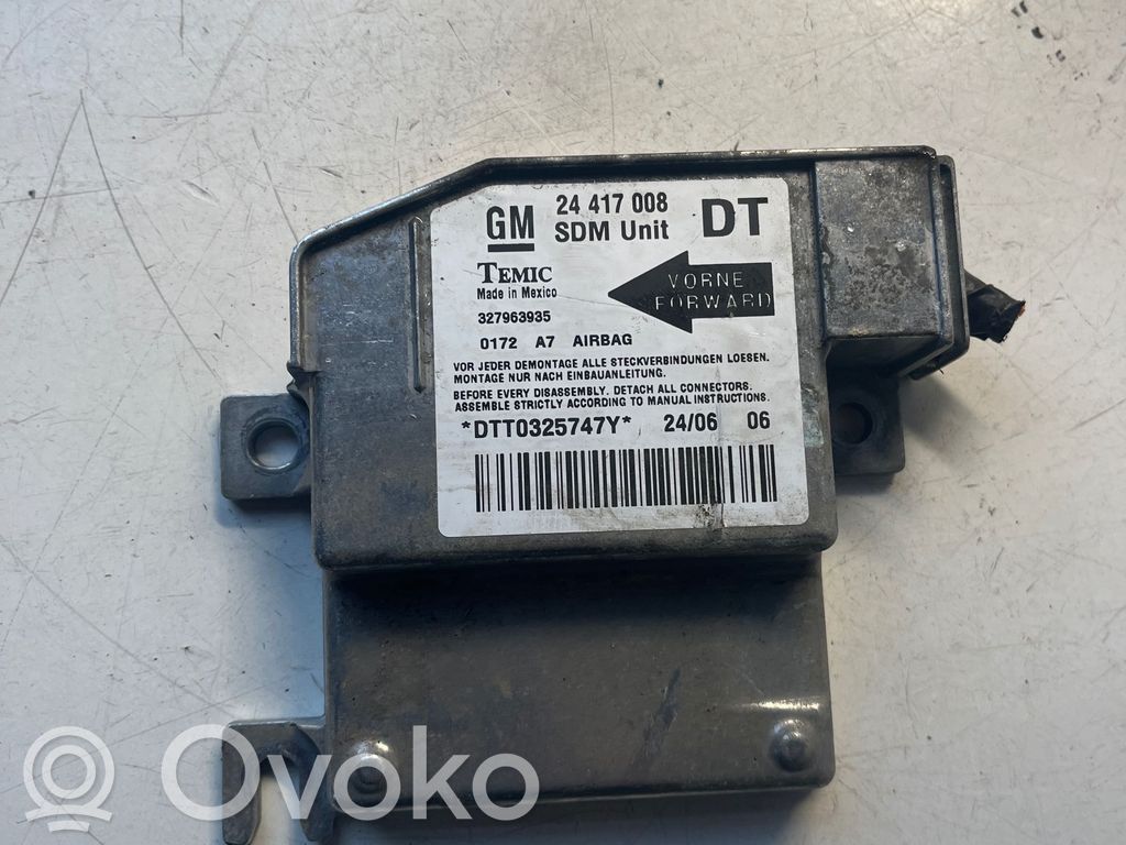 Opel Combo C Airbag control unit/module 