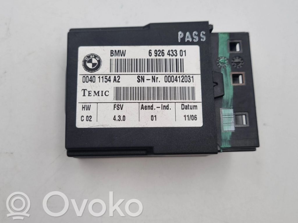 Sėdynės valdymo blokas   6926433,61356926433,00401154A2,000412031