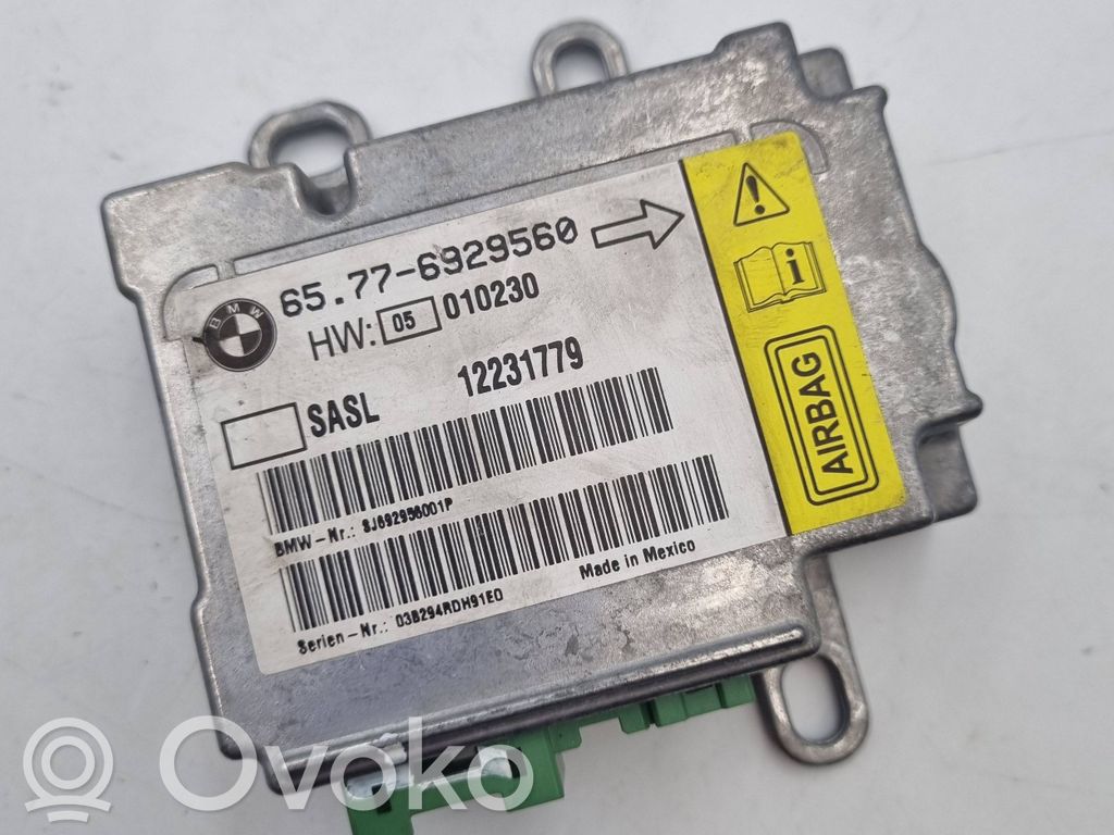 Module de contrôle airbag   6929560,12231779,65776929560