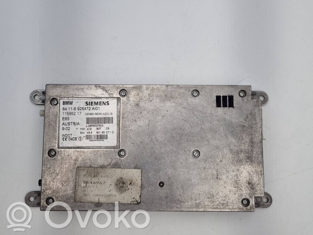 Steuergerät Autotelefon   6926472,Q6P9337603,84116926472,11585217,S30880S8050A