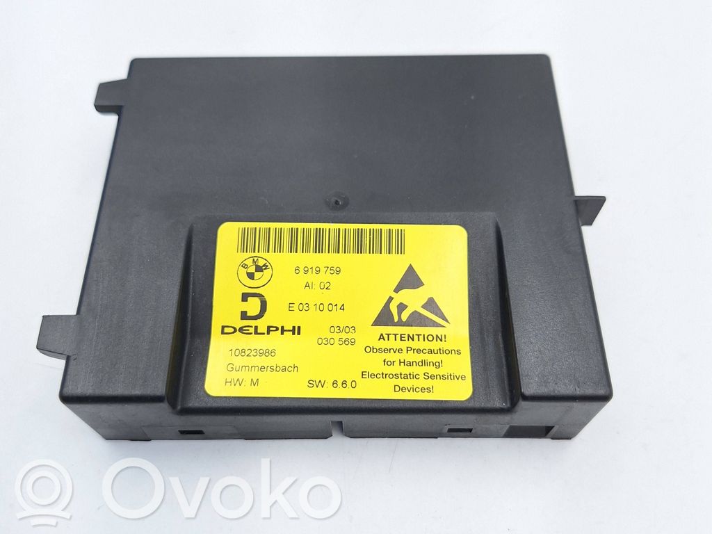 BMW 7 E65 E66 Unité de commande console centrale 