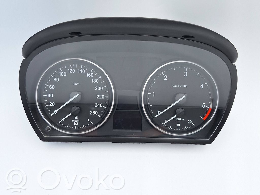 BMW 3 E90 E91 Geschwindigkeitsmesser Cockpit 