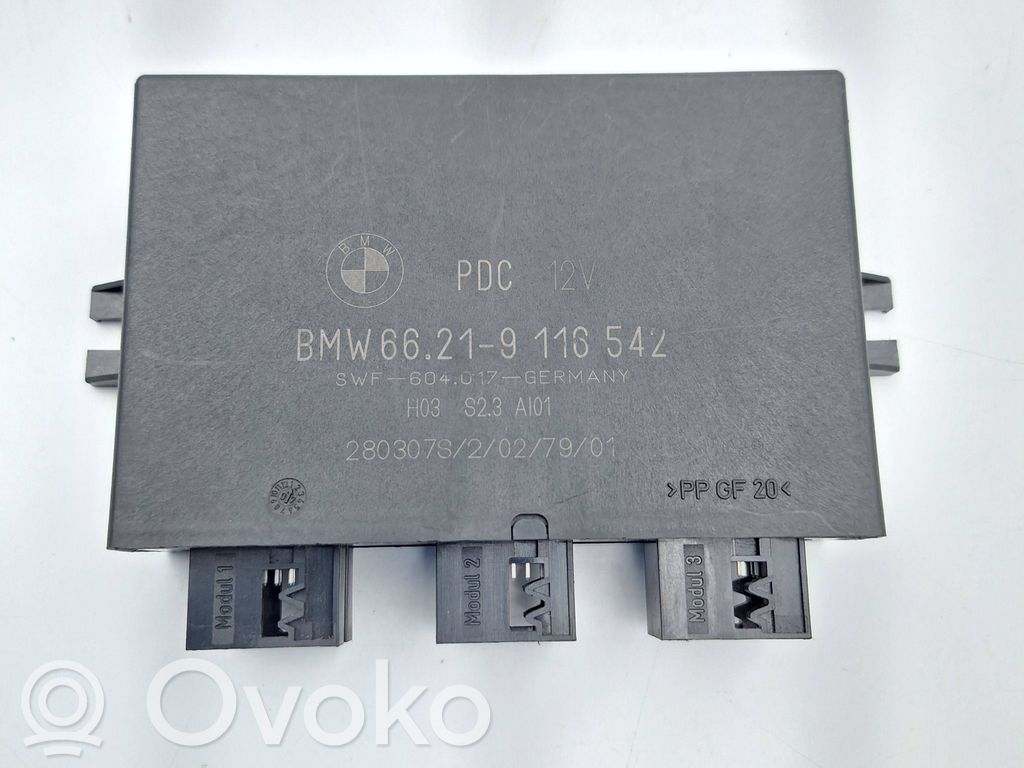 Unité de commande, module PDC aide au stationnement   9116542,66219116542,280307S