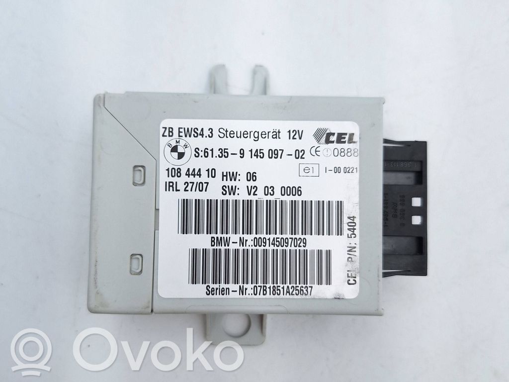 BMW X3 E83 Moduł / Sterownik immobilizera 