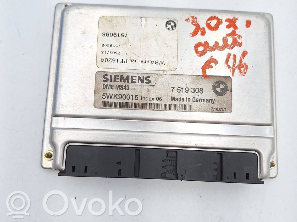 BMW 3 E46 Engine control unit/module 
