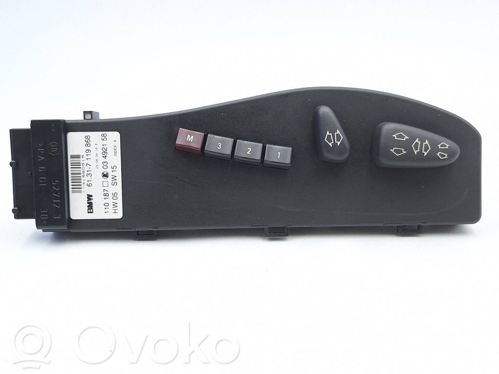 BMW X5 E53 Seat control switch 