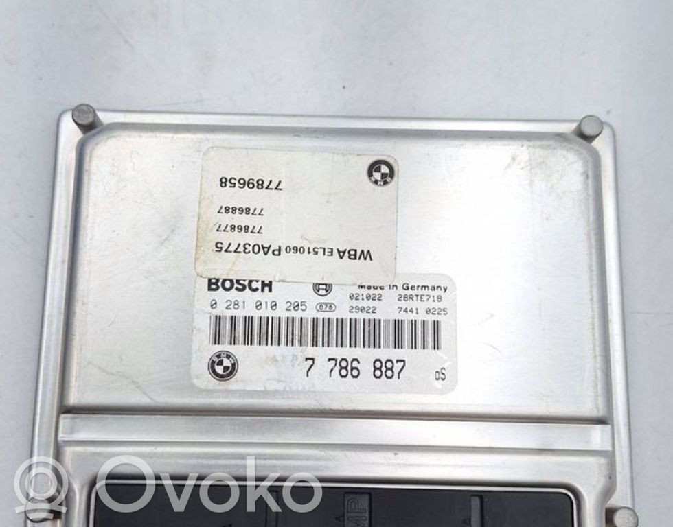 BMW 3 E46 Engine control unit/module 