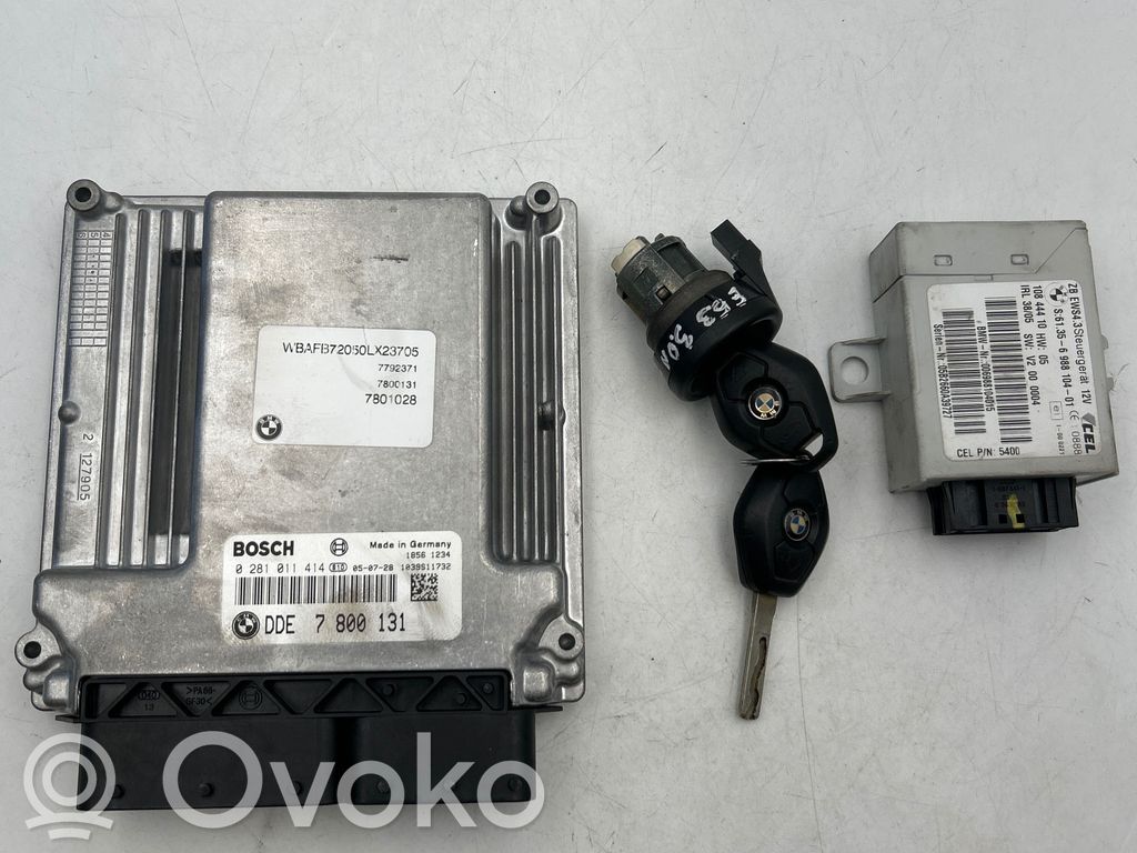 BMW X5 E53 Unité de commande, module ECU de moteur 