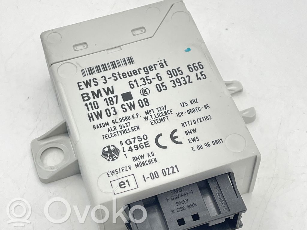 Immobilizer control unit/module   6905666,61356905666,EWS3