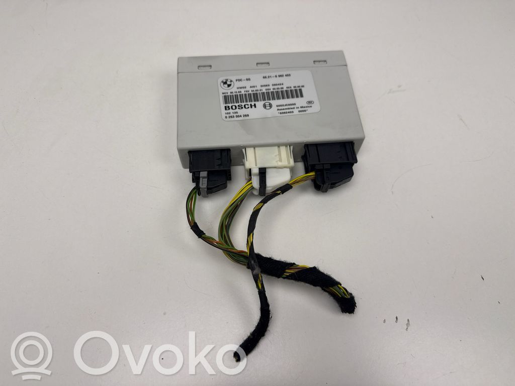 BMW 3 E90 E91 Parkavimo (PDC) daviklių valdymo blokas 