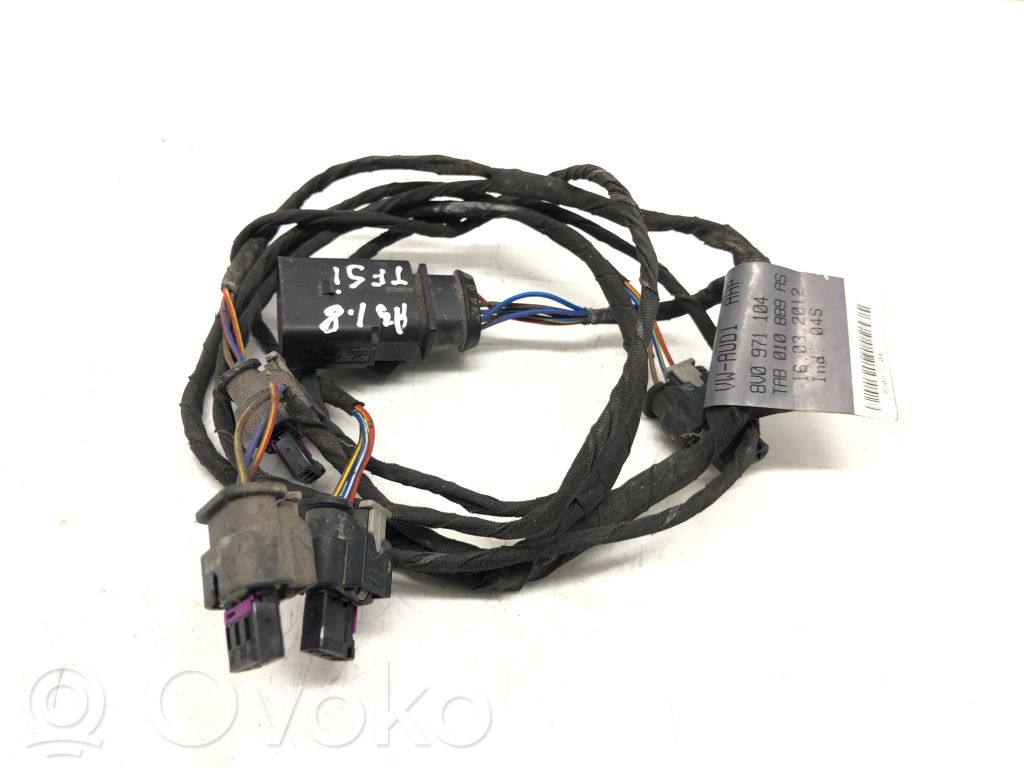 Audi A3 S3 8V Cableado del sensor de aparcamiento (PDC) 