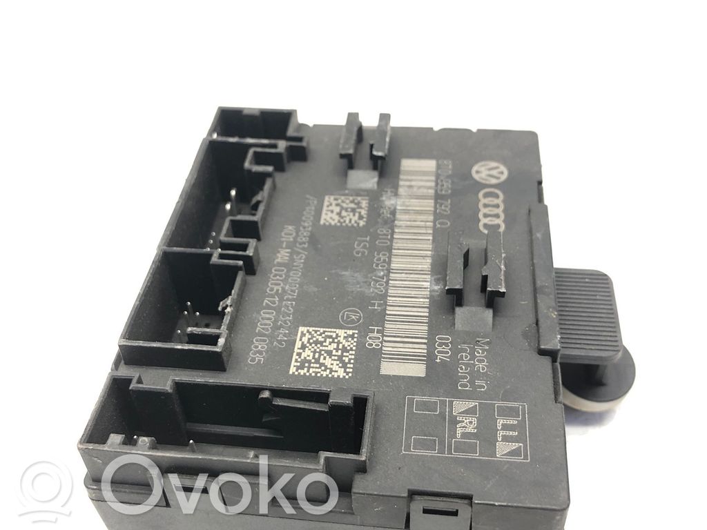 Audi A5 Sportback 8TA Door control unit/module 