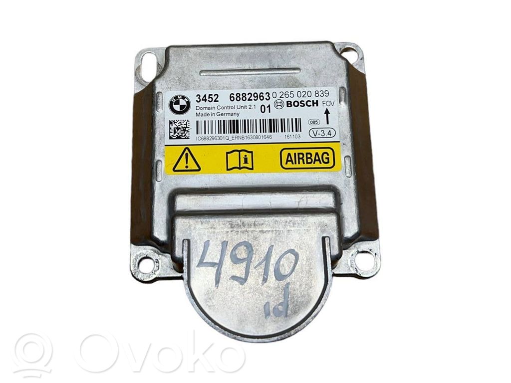 BMW 5 F10 F11 Sterownik / Moduł Airbag 