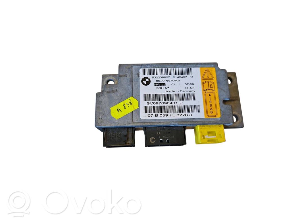 Module de contrôle airbag   6970904,0148467,591L0278Q
