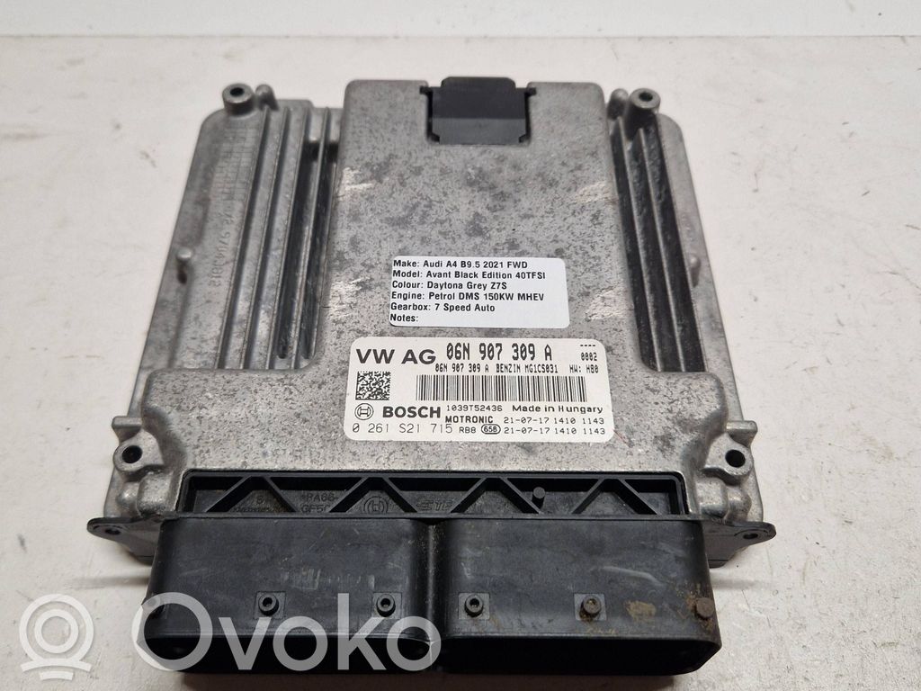 Engine control unit/module   06N907309A,0261S21715