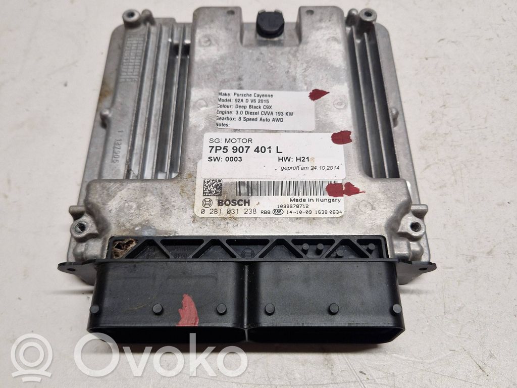 Porsche Cayenne (92A) Engine control unit/module 