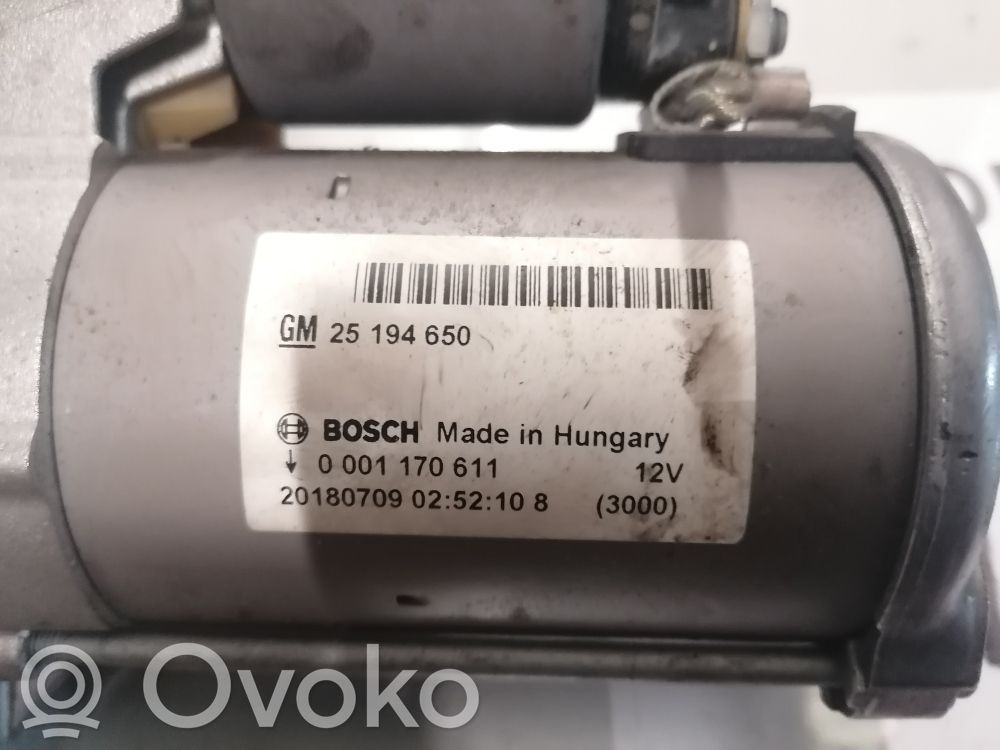 Стартер   25194650,27402265,34763,VDMS18