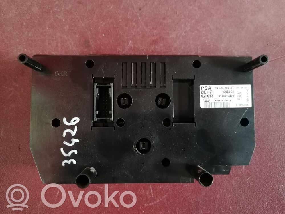 Citroen Xsara Picasso Climate control unit 