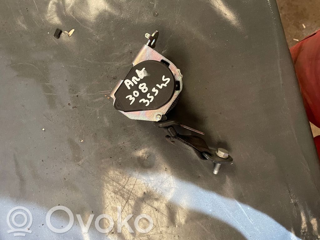 Peugeot 308 Aizmugurējā drošības josta 
