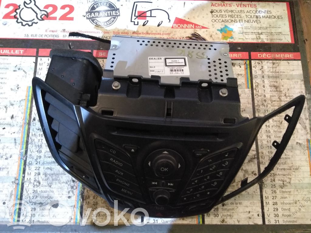 Ford Fiesta Radio/CD/DVD/GPS head unit 