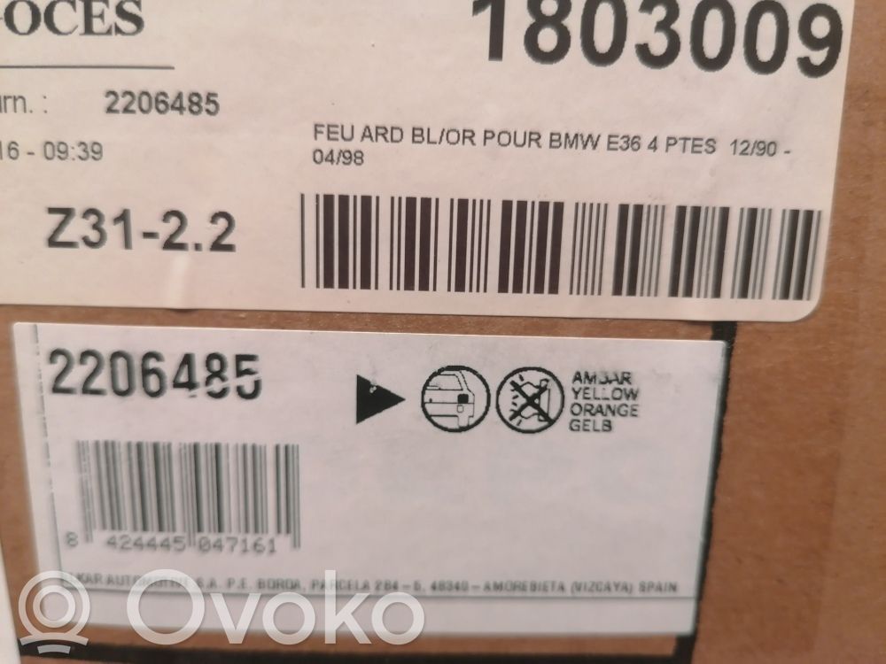 BMW 3 E90 E91 Galinis žibintas kėbule 