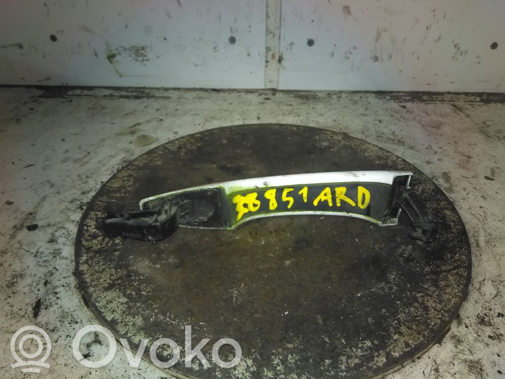 Peugeot 308 Klamka zewnętrzna drzwi przednich 