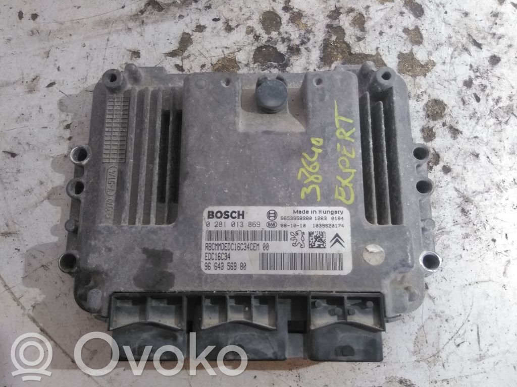 Peugeot Expert Engine ECU kit and lock set 