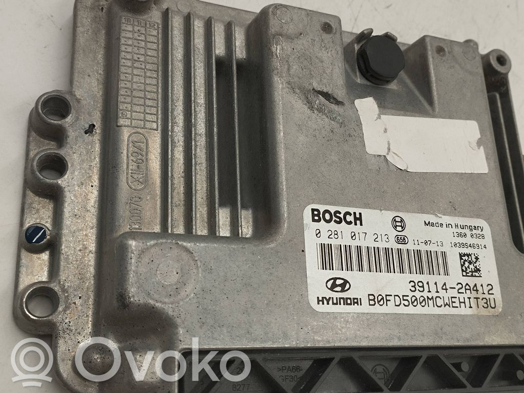 Engine control unit/module   0281017213,391142A412,1039S46914