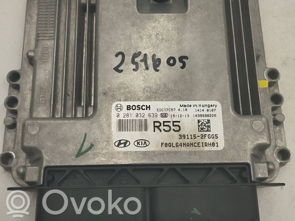 Engine control unit/module   EDC17C57,0281032639,391152FGG5