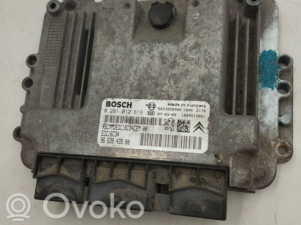 Peugeot 307 Engine control unit/module 
