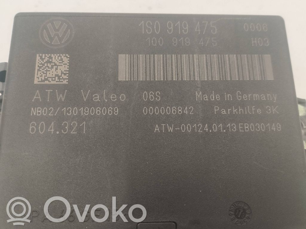 Volkswagen Up Parking PDC control unit/module 