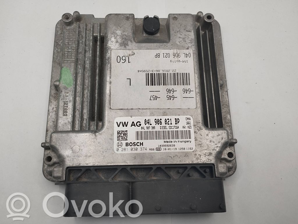 Sterownik / Moduł ECU   04L906021BP,13397470,1111549,0281030374