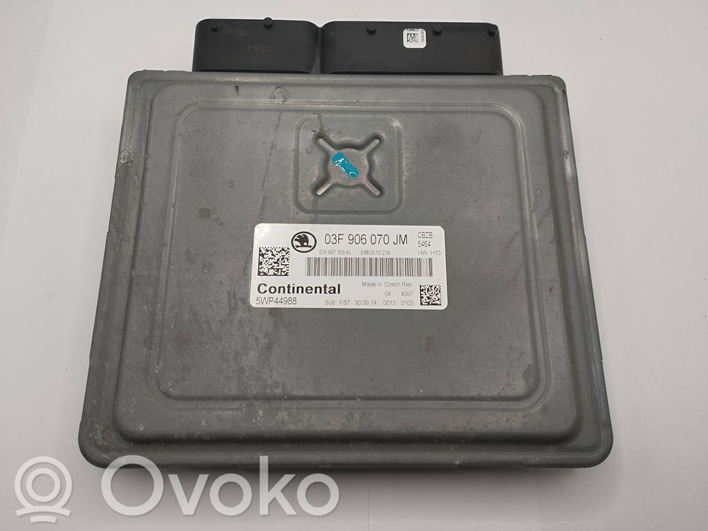 Engine control unit/module   03F906070JM,03F907309AL,5WP44988