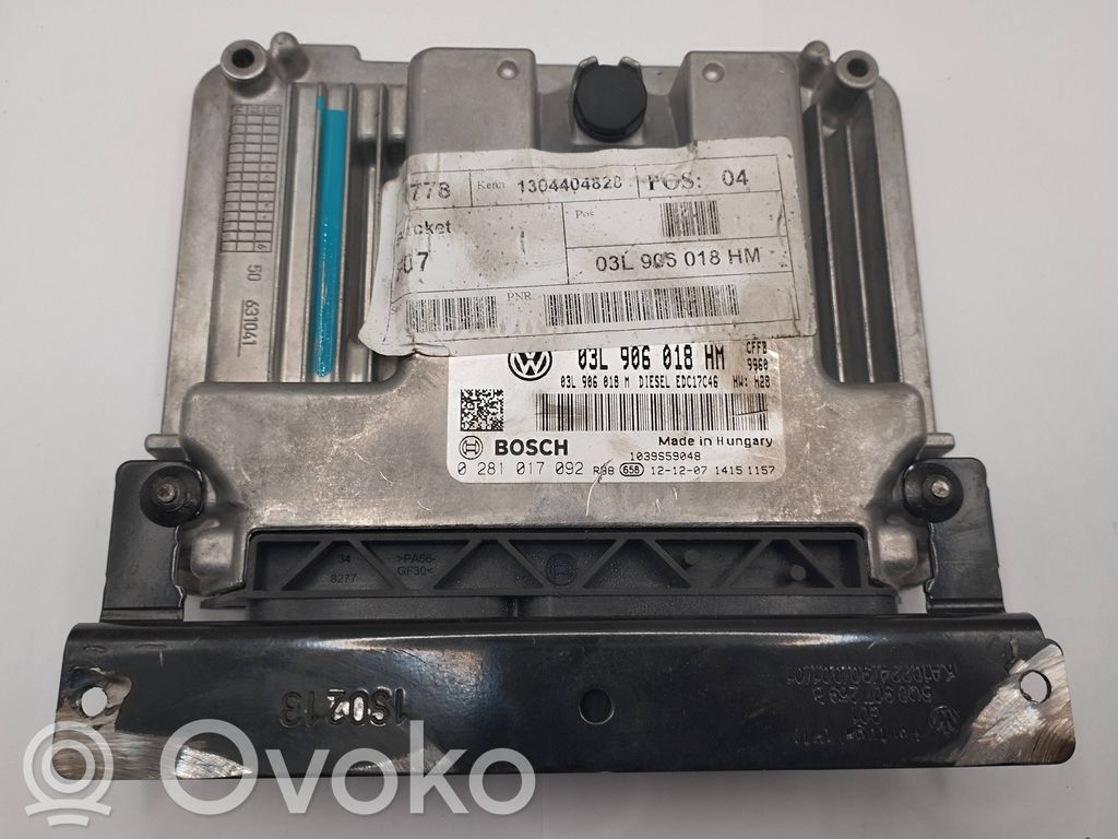 Seat Alhambra (Mk2) Engine control unit/module 