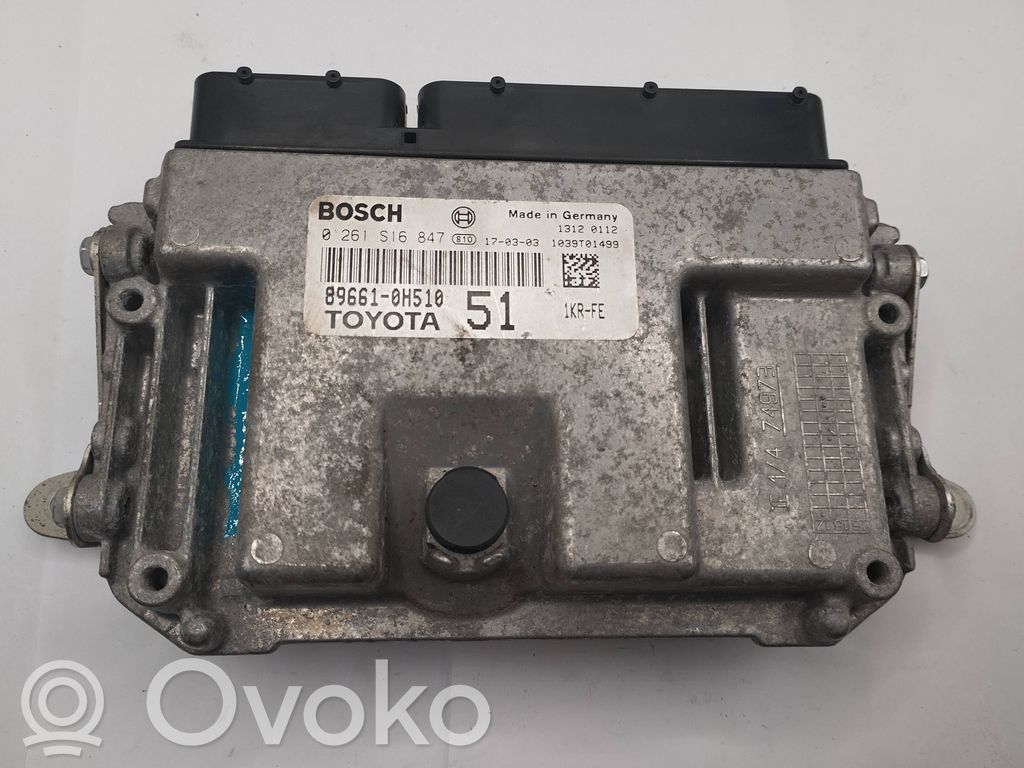Engine control unit/module   0261S16847,1039T01499,896610H510