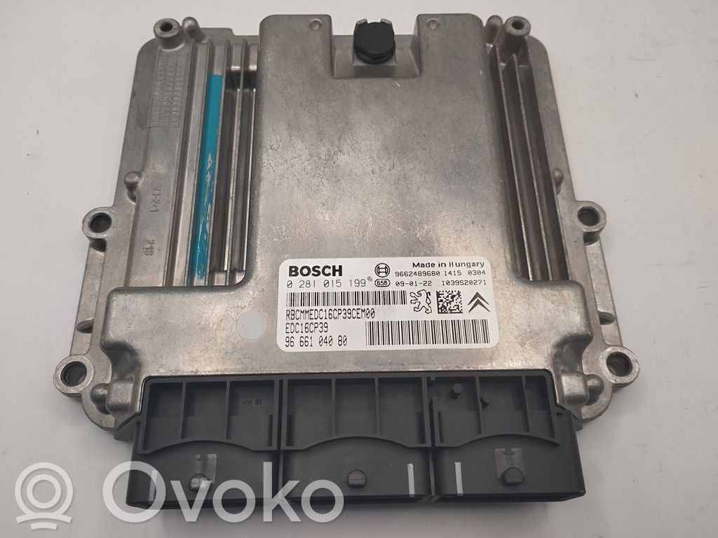 Citroen C6 Engine control unit/module 